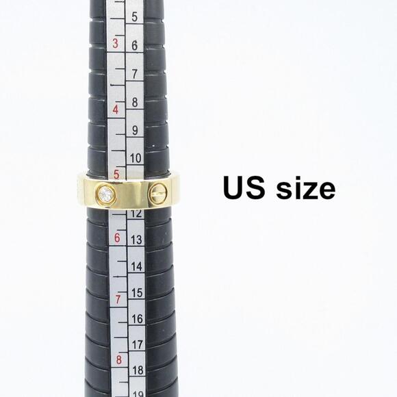 CARTIER 18k White Diamond Love Ring - Picture 6 of 7